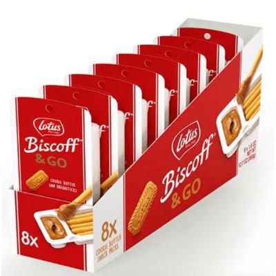 Lotus Biscoff & Go Biscuit Spread & Breadsticks 45 g x8