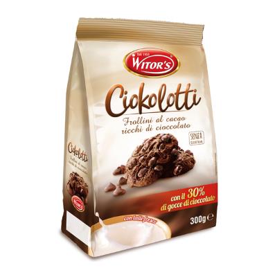 Witor's Ciokolotti Frollini Latte Fond Dark Cookies 300 g