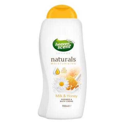 Heaven Scent Shower & Bath Creme Milk & Honey 1 L