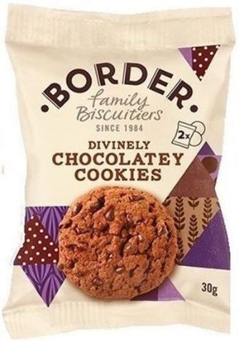 Border Biscuits Divinely Chocolatey Cookies 30 g x8