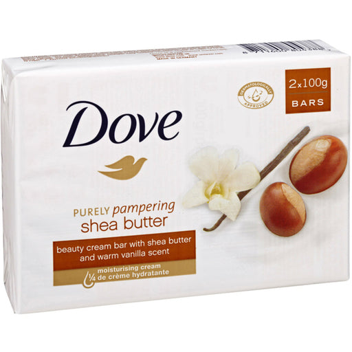Dove Beauty Cream Bar Shea Butter 100 g x2