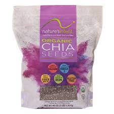 Nature's Intent Organic Chia Seeds Gluten Free 1.36 kg